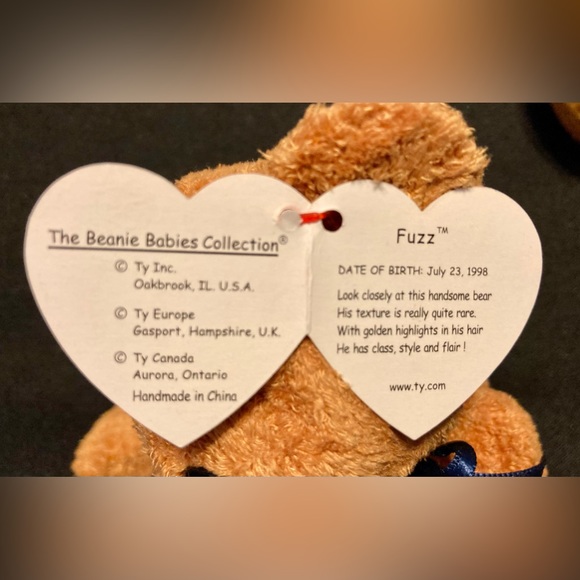 Ty “Fuzz” beanie baby and buddy - Picture 7 of 8